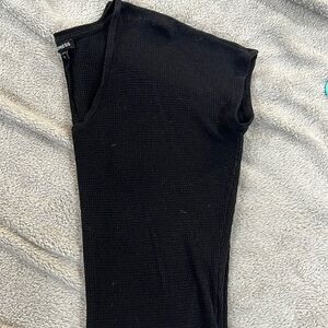 [Express] Waffle v neck Tee